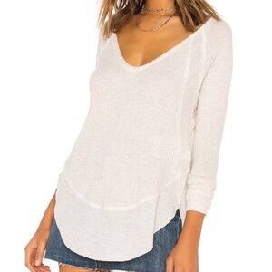 We The Free Catalina Oatmeal Long Sleeve Tunic